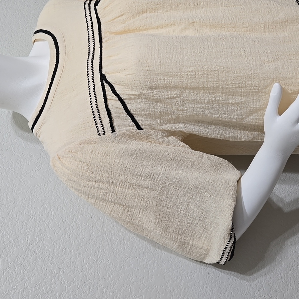 Bohme Valentino Cream Top Size M - Picture 7 of 11